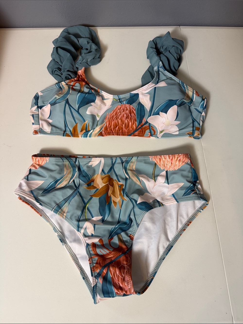 NWOT Womens 2 piece blue Bikini